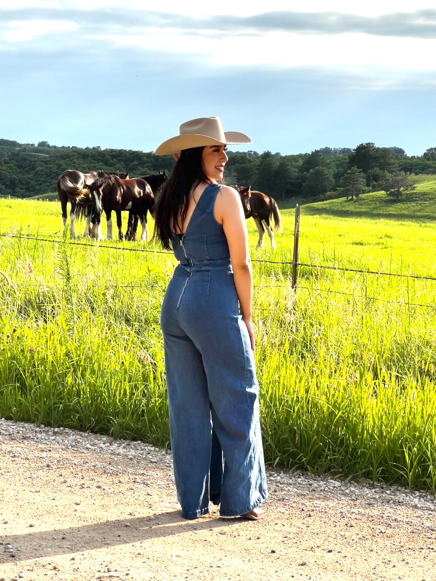 Denim Blue Jumpsuit