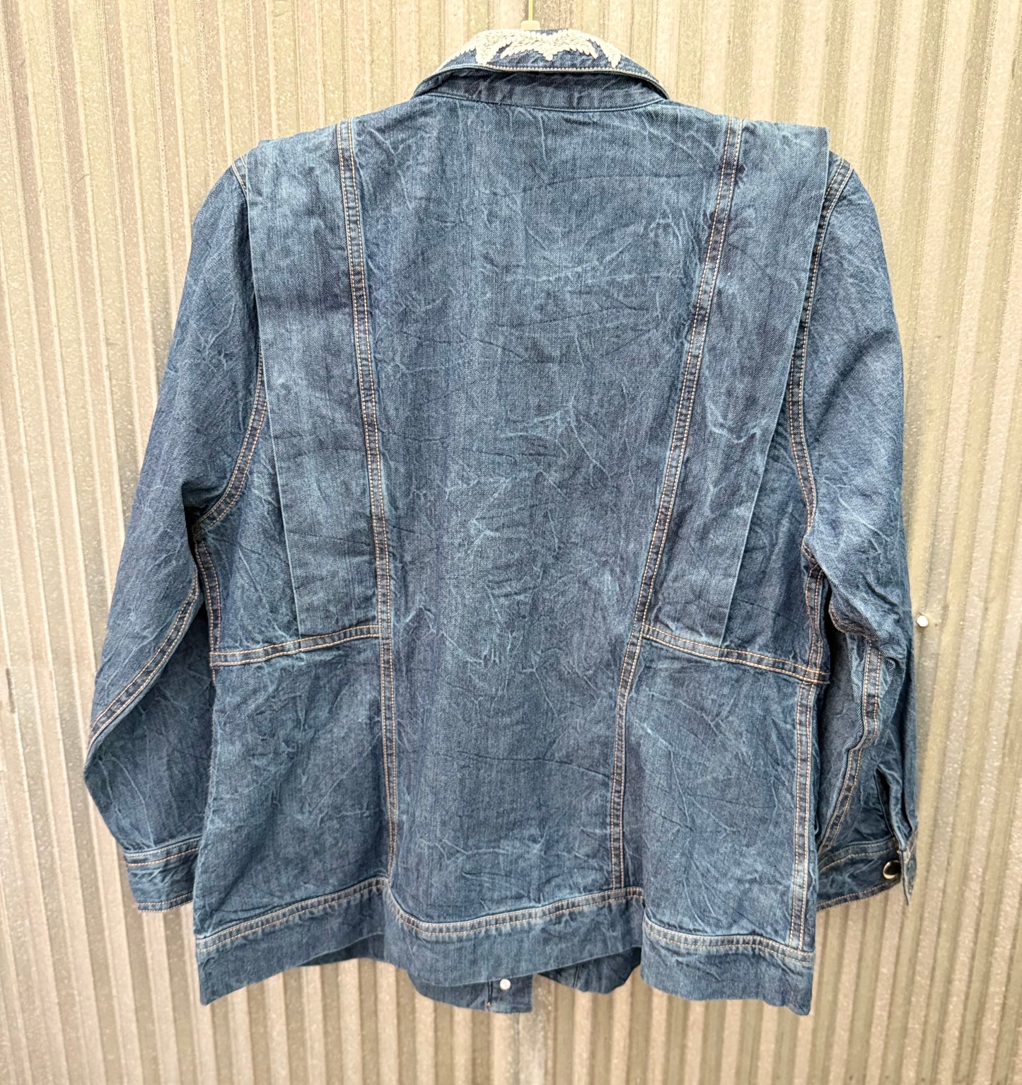 Denim Embroidered Jacket