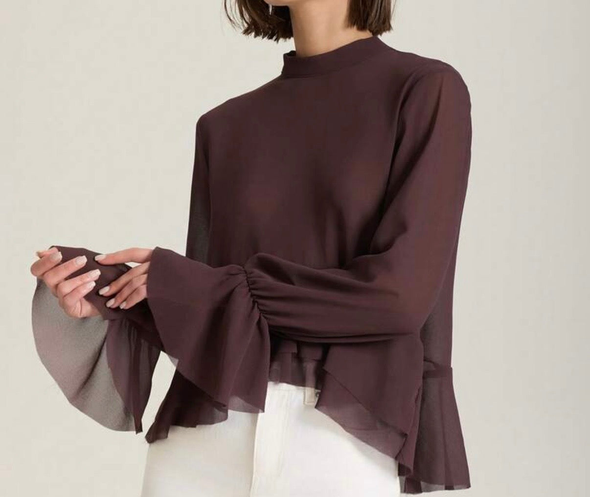 Brown Layers Top
