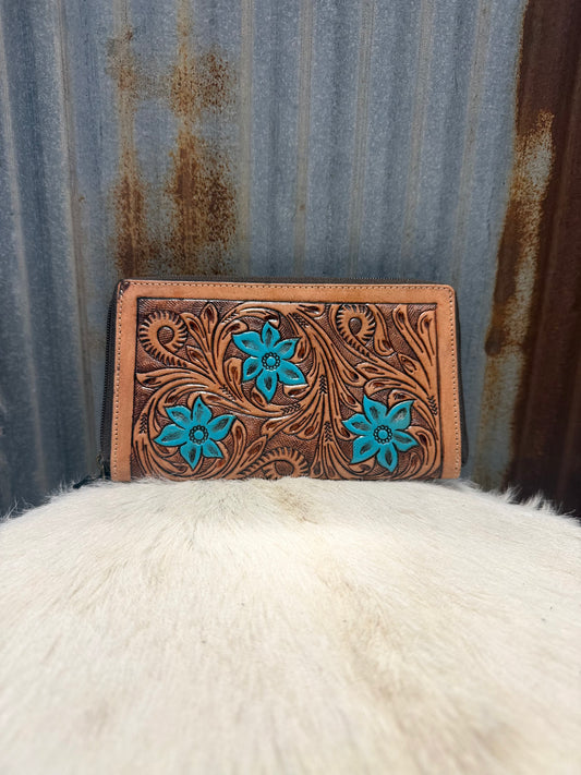 Blue Buds Wallet