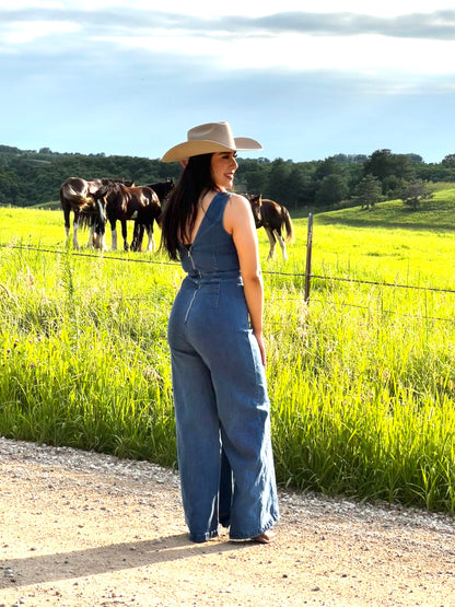 Denim Blue Jumpsuit