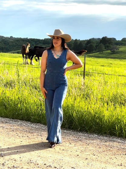 Denim Blue Jumpsuit