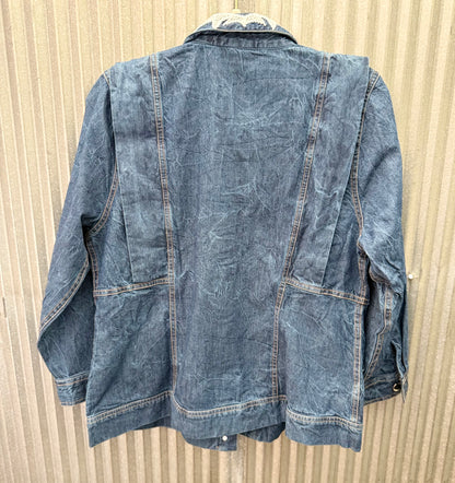 Denim Embroidered Jacket