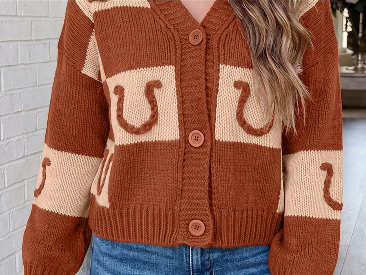 Horseshoe Sweater Cardigan
