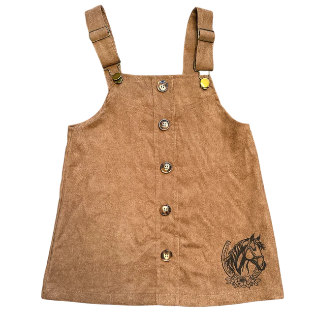 Horseshoe Overall Dress