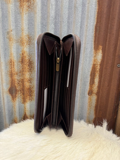 Turquoise Brown Wallet