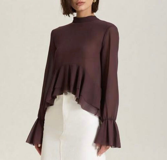 Brown  Layers Top